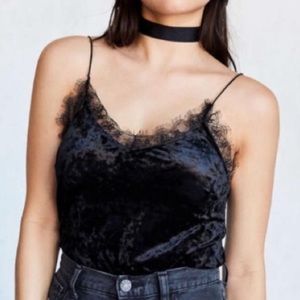 Urban Outfitters Crushed Velvet Tank